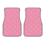 Be Strong Breast Cancer Pattern Print Front Car Floor Mats