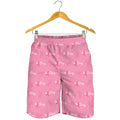 Be Strong Breast Cancer Pattern Print Men's Shorts
