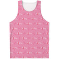 Be Strong Breast Cancer Pattern Print Men's Tank Top