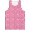 Be Strong Breast Cancer Pattern Print Men's Tank Top