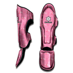 Be Strong Breast Cancer Pattern Print Muay Thai Shin Guard