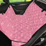 Be Strong Breast Cancer Pattern Print Pet Car Back Seat Cover