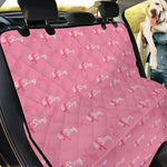 Be Strong Breast Cancer Pattern Print Pet Car Back Seat Cover