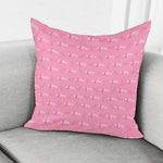 Be Strong Breast Cancer Pattern Print Pillow Cover