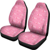 Be Strong Breast Cancer Pattern Print Universal Fit Car Seat Covers