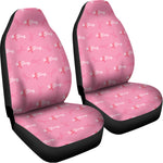 Be Strong Breast Cancer Pattern Print Universal Fit Car Seat Covers