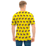 Bear Emoji Pattern Print Men's T-Shirt