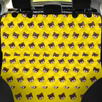 Bear Emoji Pattern Print Pet Car Back Seat Cover