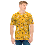 Bee Drawing Pattern Print Men's T-Shirt