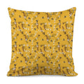 Bee Drawing Pattern Print Pillow Cover