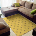 Bee Honeycomb Pattern Print Floor Mat