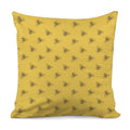 Bee Honeycomb Pattern Print Pillow Cover
