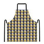 Beer Emoji Pattern Print Apron