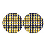 Beer Emoji Pattern Print Car Coasters