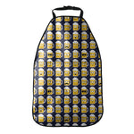 Beer Emoji Pattern Print Car Seat Organizers