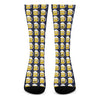 Beer Emoji Pattern Print Crew Socks