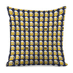 Beer Emoji Pattern Print Pillow Cover