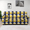 Beer Emoji Pattern Print Sofa Cover