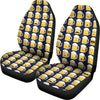 Beer Emoji Pattern Print Universal Fit Car Seat Covers