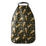 Beer Hop Cone And Leaf Pattern Print Car Seat Organizers