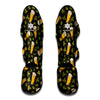 Beer Hop Cone And Leaf Pattern Print Muay Thai Shin Guard