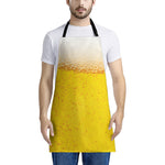Beer With Foam Print Apron