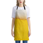Beer With Foam Print Apron