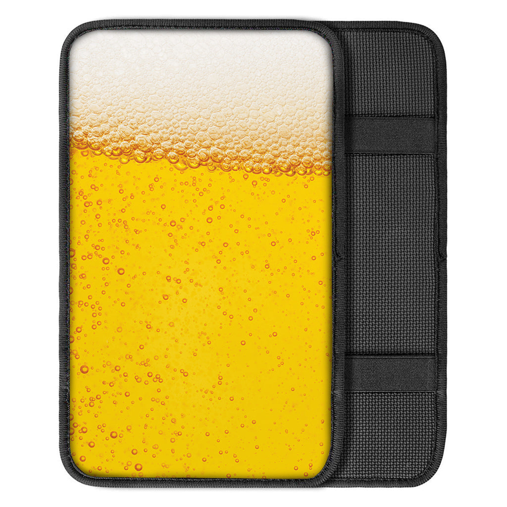 Beer With Foam Print Car Center Console Cover