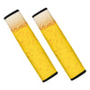 Beer With Foam Print Car Seat Belt Covers