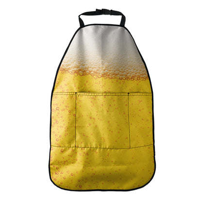 Beer With Foam Print Car Seat Organizers