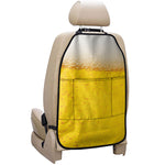 Beer With Foam Print Car Seat Organizers