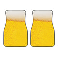 Beer With Foam Print Front Car Floor Mats