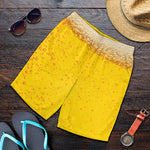 Beer With Foam Print Men's Shorts