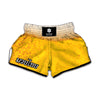 Beer With Foam Print Muay Thai Boxing Shorts