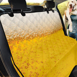 Beer With Foam Print Pet Car Back Seat Cover