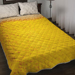 Beer With Foam Print Quilt Bed Set