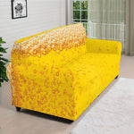 Beer With Foam Print Sofa Cover