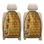 Bees And Honeycomb Print Car Seat Organizers