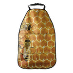 Bees And Honeycomb Print Car Seat Organizers