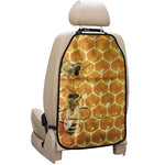 Bees And Honeycomb Print Car Seat Organizers