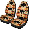 Beige And Orange Native Buffalo Universal Fit Car Seat Covers GearFrost