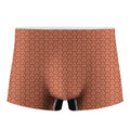 Beige And Red Japanese Pattern Print Men's Boxer Briefs