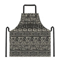 Beige Aztec Pattern Print Apron