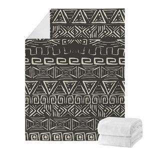 Beige Aztec Pattern Print Blanket