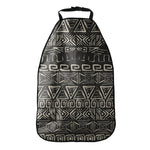 Beige Aztec Pattern Print Car Seat Organizers