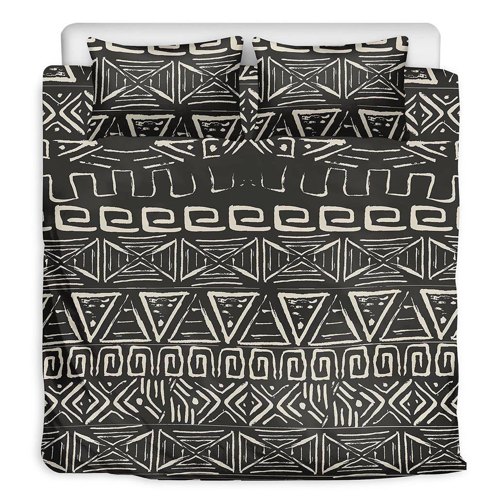 Beige Aztec Pattern Print Duvet Cover Bedding Set