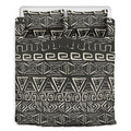 Beige Aztec Pattern Print Duvet Cover Bedding Set