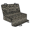 Beige Aztec Pattern Print Pet Car Back Seat Cover