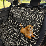 Beige Aztec Pattern Print Pet Car Back Seat Cover