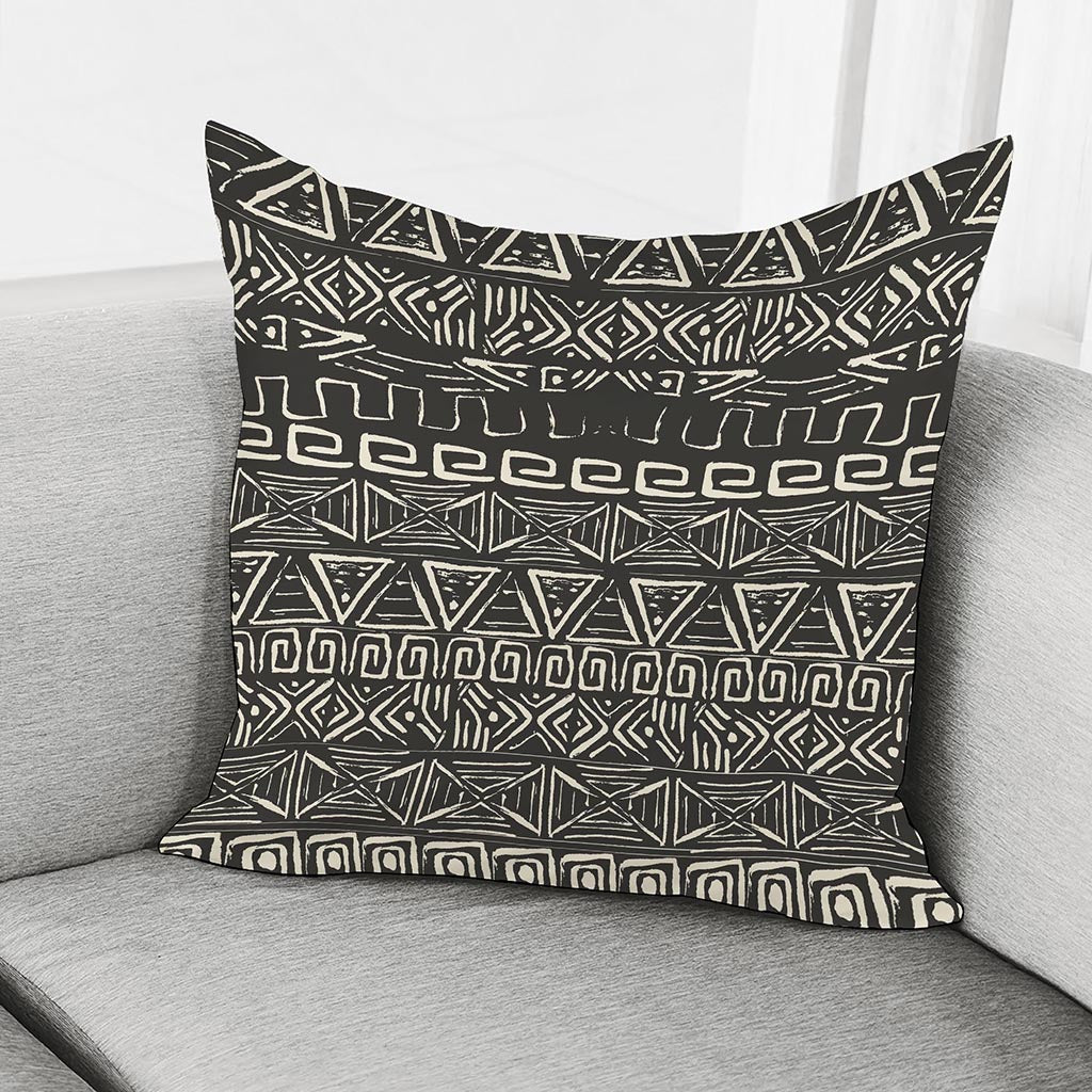 Beige Aztec Pattern Print Pillow Cover